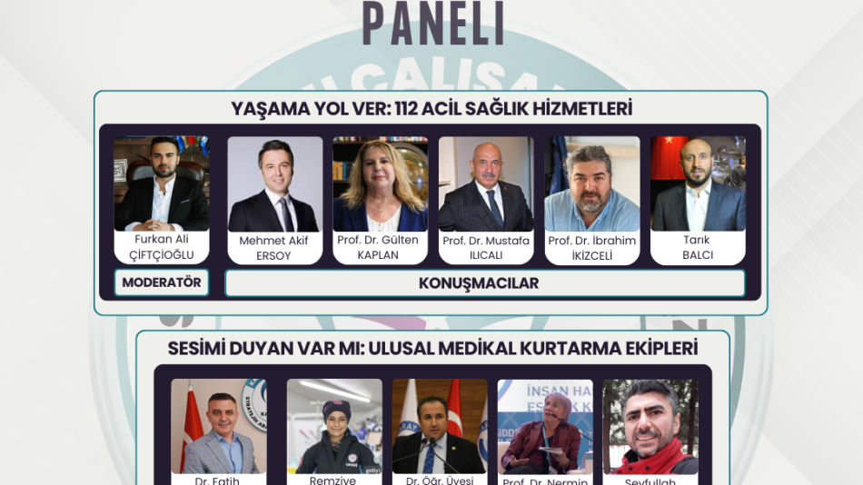 “112 Acil Sağlık Hizmetleri ve UMKE Paneli” İçin İstanbul’da Buluşuyoruz